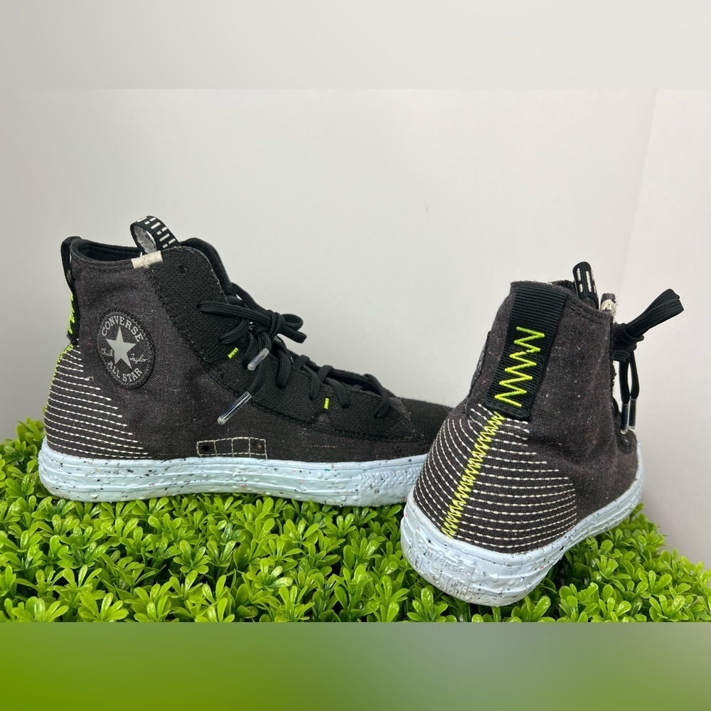 Converse Chuck Taylor All Star Crater Hi Black Sz Mens 7.5 /Wmn 9.5
